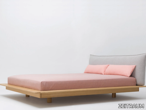 YOMA - Fabric bed with upholstered headboard _ ZEITRAUM