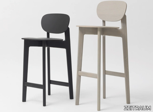 ZENSO BAR - High wooden barstool _ ZEITRAUM