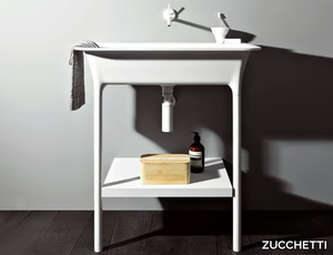 MORPHING - Console Cristalplant® washbasin _ ZUCCHETTI