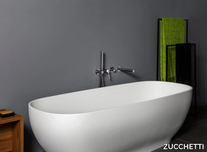 SIDD - Freestanding oval Solid Surface bathtub _ ZUCCHETTI