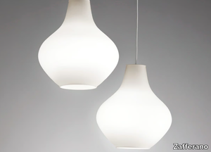 SIXTIES - LED opal glass pendant lamp _ Zafferano