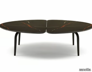 GRAPHIUM - Low marble coffee table _ Zanotta