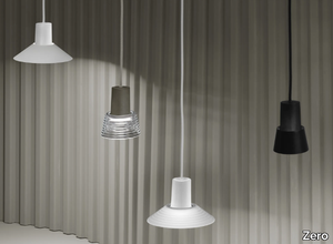 COMPOSE - LED dimmable glass and aluminium pendant lamp _ Zero