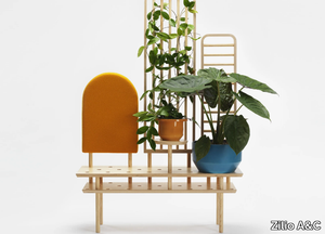 ETTA - Multi-layer wood bench / room divider _ Zilio A&C