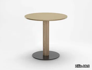 OC - Round wooden table _ Zilio A&C