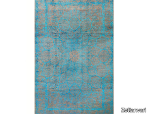 GLOSS TURQUOISE BLUE - Rectangular wool rug _ Zollanvari