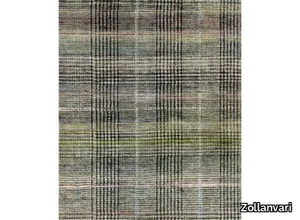 PRINCE OF WALES 2 - Rectangular striped silk rug _ Zollanvari