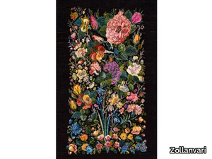 GARDEN OF EDEN MINIATURE 1 - Rectangular wool rug with floral pattern _ Zollanvari