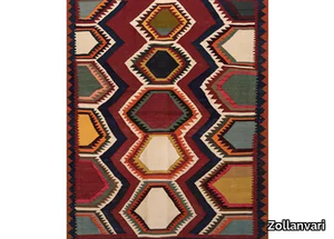 GHASHGHA’I 'MEDALLIONS' KELIM - Rectangular wool rug _ Zollanvari