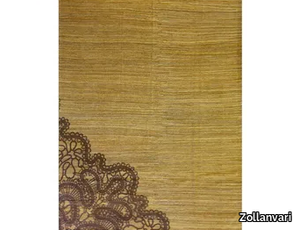 LACE ON NEUTRAL OLIVE - Rectangular fabric rug _ Zollanvari