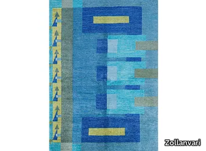 REFLECTIONS 1 - Rectangular wool rug with geometric shapes _ Zollanvari