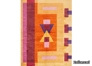 SUNRISE 1 - Rectangular wool rug with geometric shapes _ Zollanvari