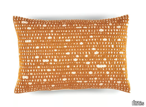 BEE FLOWER - Rectangular embroidered linen cushion _ Élitis