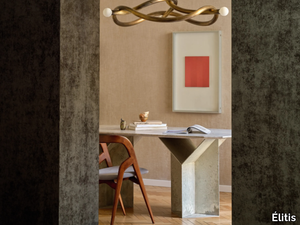 ALCÔVE II - Washable velvet wall fabric _ Élitis