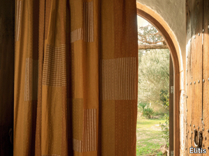 BALÉARES - COSTA - Hand embroidered fabric for curtains _ Élitis