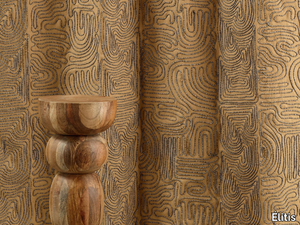 BALÉARES - LLENYA - Embroidered linen fabric _ Élitis