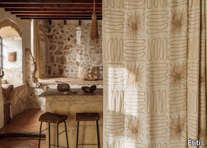 BALÉARES - PALOMA - Cotton and linen fabric for curtains _ Élitis