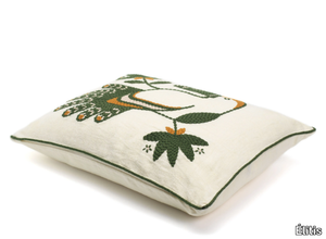 CRISTOBAL - Embroidered linen cushion _ Élitis