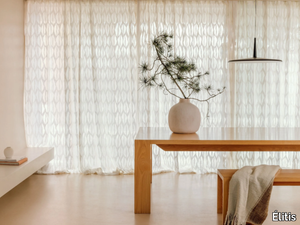 COPENHAGUE - PERNILLE - Embroidered fabric for curtains _ Élitis