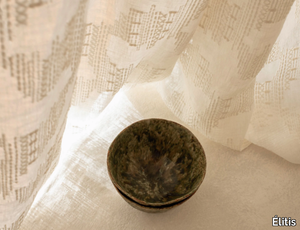 COPENHAGUE - PIA - Embroidered fabric for curtains _ Élitis
