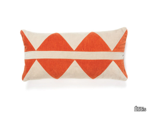 MINOS - Rectangular velvet cushion _ Élitis