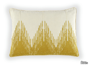 JOSEPHINE - Rectangular embroidered linen cushion _ Élitis