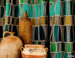 ACOSTA - SANTA CRUZ - Jacquard fabric with graphic pattern _ Élitis