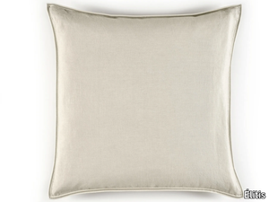 BIG PHILIA - Solid-color square linen cushion _ Élitis