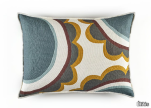 MARGUERITE - Motif rectangular linen cushion _ Élitis
