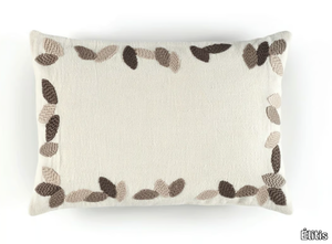 SHERWOOD - Rectangular linen cushion with floral pattern _ Élitis