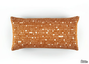 DOWNTOWN - Rectangular embroidered linen cushion _ Élitis