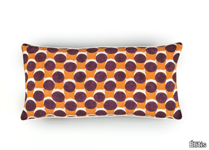 TWIST - Rectangular geometric silk cushion _ Élitis