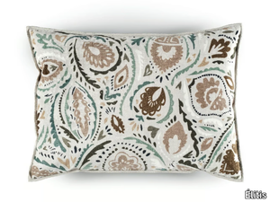 PAISLEY PARK - Rectangular velvet cushion with floral pattern _ Élitis