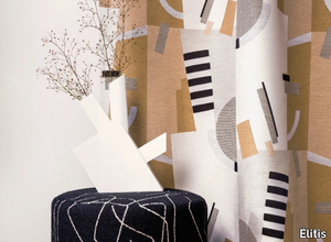 ALCHIMIA - CORSO - Jacquard cotton fabric for curtains _ Élitis