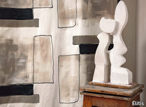 CRAFT CHIC - ARTE - Hand painted polyester fabric for curtains _ Élitis