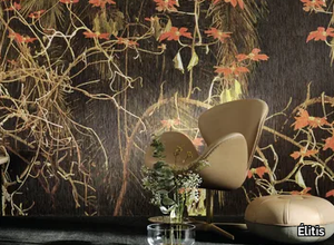 MARAVILLOSO - Washable panoramic vinyl wallpaper with floral pattern _ Élitis