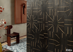 MARQUETERIES - LE ROI SOLEIL - Handmade indoor wooden wall tiles _ Élitis