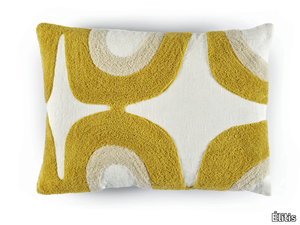 NIRVANA - Motif rectangular linen cushion _ Élitis