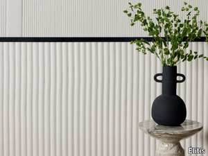 RAYURES JUMELLES - PILASTRE - Acoustic indoor synthetic fibre wall tiles _ Élitis