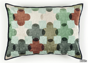 SAINT PAUL - Motif velvet cushion _ Élitis