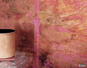 VULCAIN - Indoor PET wall tiles with metal effect _ Élitis