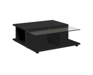 Adulis coffee table with glass top