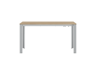Extenso small table with aluminium legs