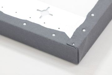 Print with concealed frame
