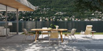Eolias Folding dining table Lipari 2200 x 1100