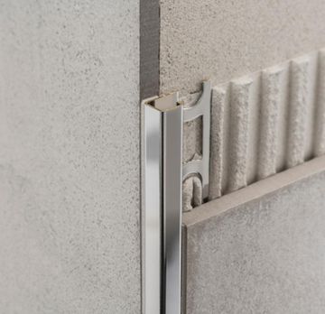 Cerfix Proangle Q - Chromium-plated Brass Profiles