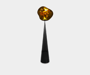 Melt Cone Fat Floor Gold LED