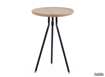 BEND SIDE TABLE - Round ash coffee table _ Askia