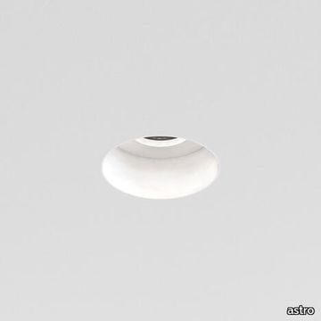 Trimless Round Fixed Matt White