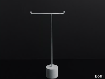 IKO - Stainless steel toilet roll holder / towel rack _ Boffi